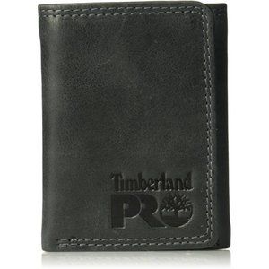 Men's Leather RFID Trifold Wallet with Id Window